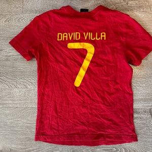 Spanish National team - David Villa - World Cup commemorative shirt